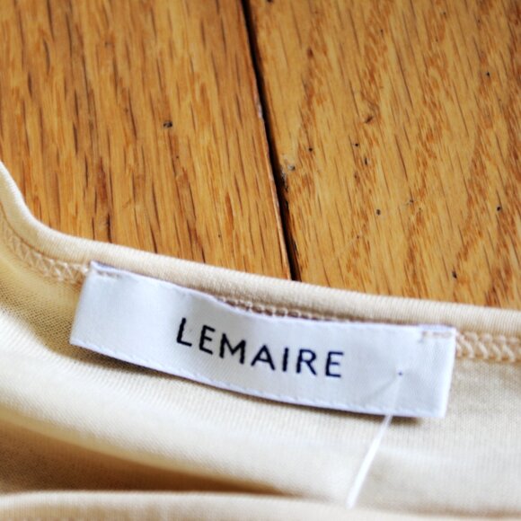 BNWT SS25 LEMAIRE RELAXED TSHIRT ICE APRICOT XL - Picture 8 of 13